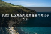 扒皮！社区热帖隐藏的狂喜内幕终于公开