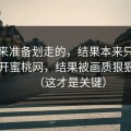 我本来准备划走的，结果本来只是随手点开蜜桃网，结果被画质狠狠击中（这才是关键）